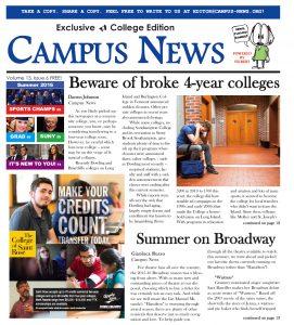CLICK to read this whole issue! Campus News hits 37 community colleges!